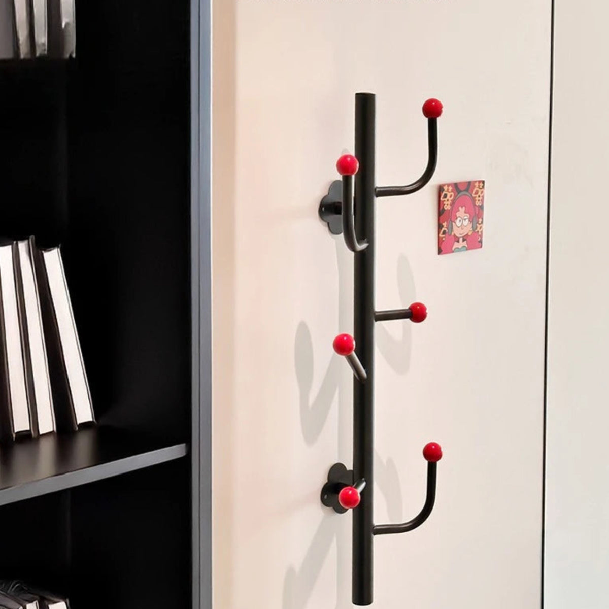 Metal Wall Hook Retro Ball Hanger - Sturdy Carbon Steel