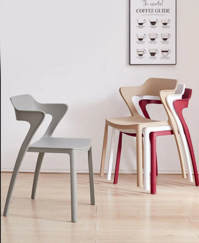 Recycled PP Dining Chair – Nordic Seamless Design