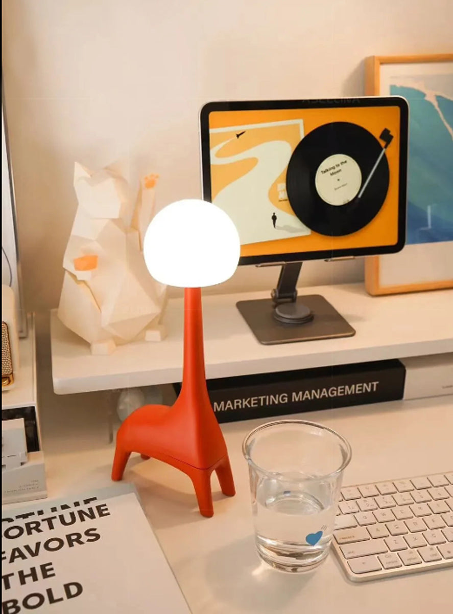 Portable Speaker Lamp - Festive Reindeer Bluetooth Table Light