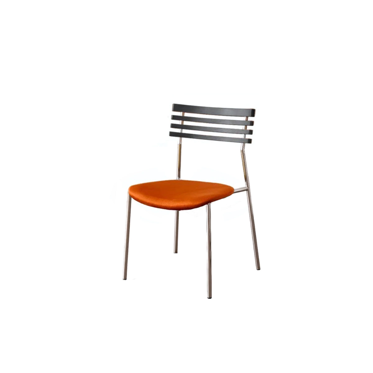 Mid Century Dining Chair - Sculpted Wood Backrest