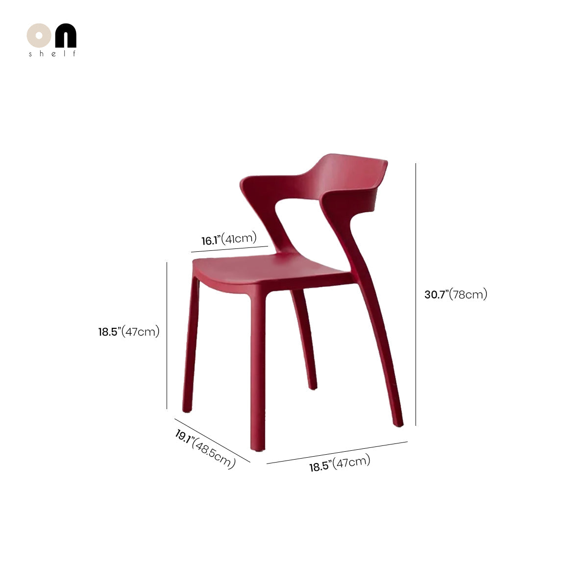 Recycled PP Dining Chair – Nordic Seamless Design