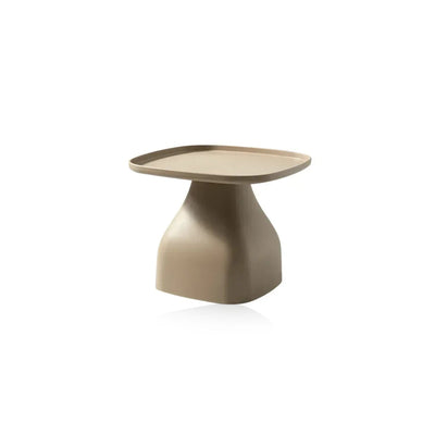 Minimalist Coffee Table - Round Corner Square Durable Plastic Side Table