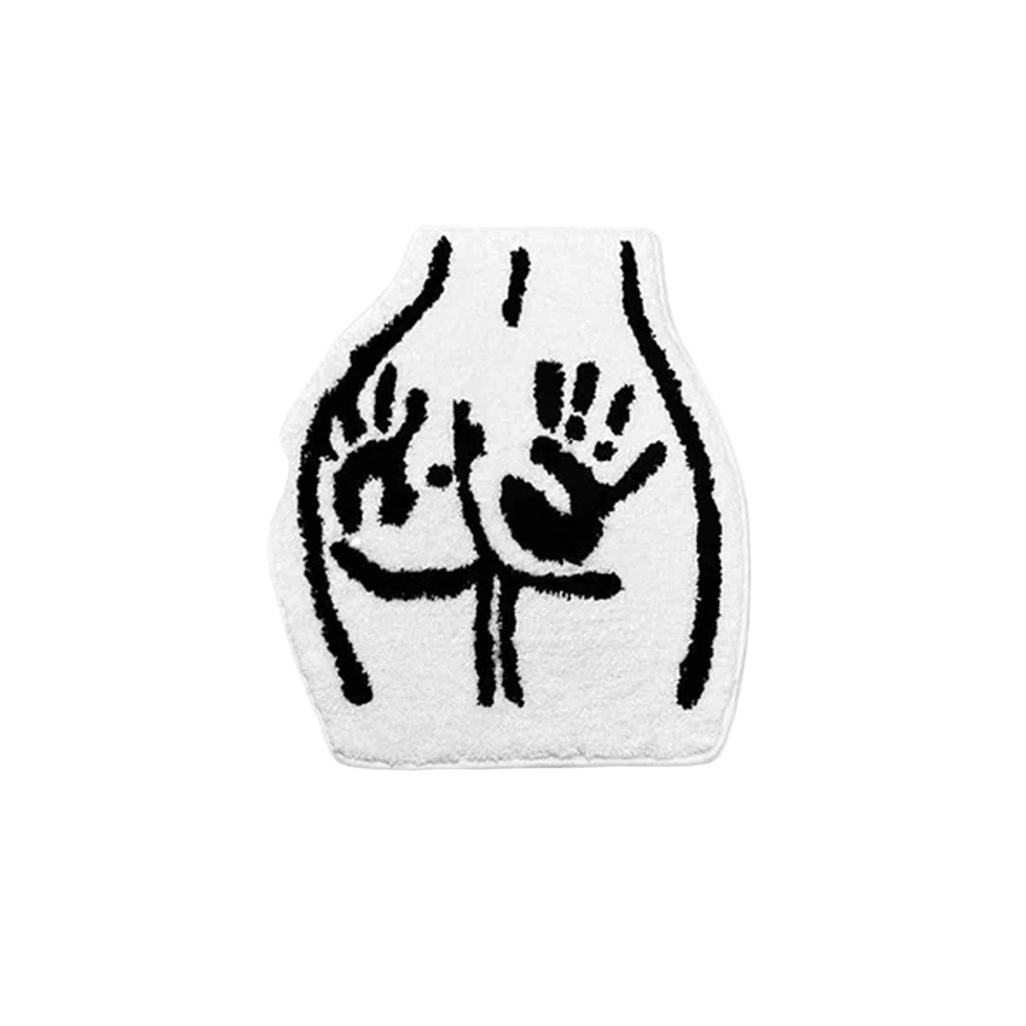 Hand Crafted Rug | Polyester Acrylic, Cute Bathroom Mat