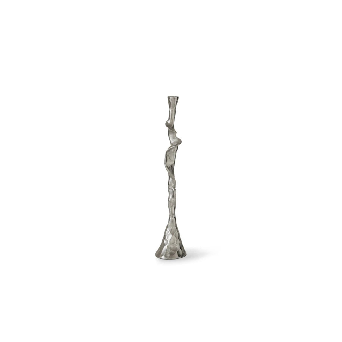 French Candlestick Holder - Retro Carved Alloy Metal Candle Stand