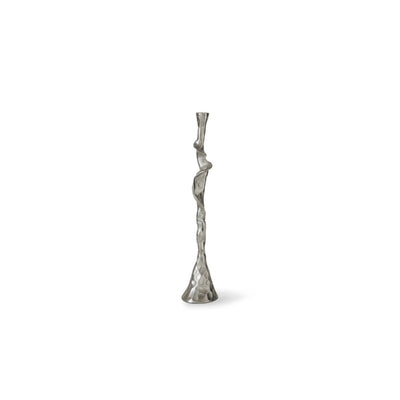 French Candlestick Holder - Retro Carved Alloy Metal Candle Stand
