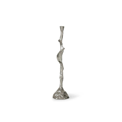 French Candlestick Holder - Retro Carved Alloy Metal Candle Stand