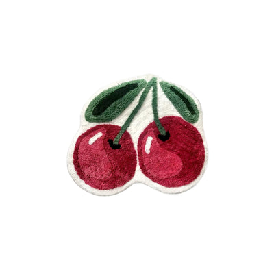 Wild Cherry Bath Mat – Soft Absorbent Bathroom Floor Mat