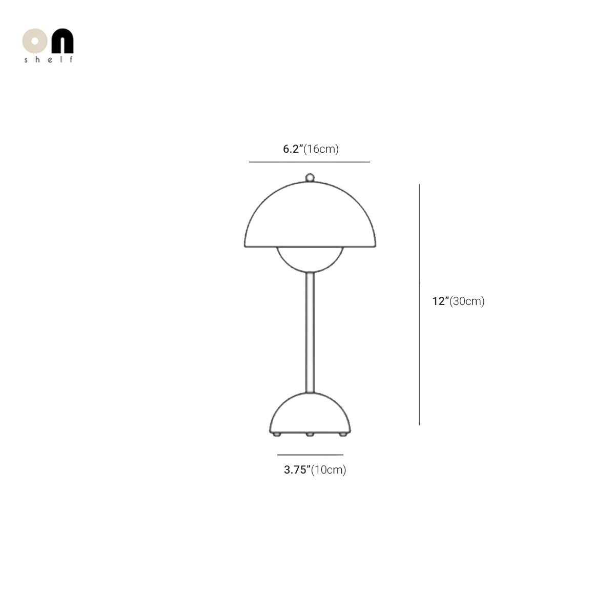 Dimmable Mushroom Lamp – Haus Theory Table Light