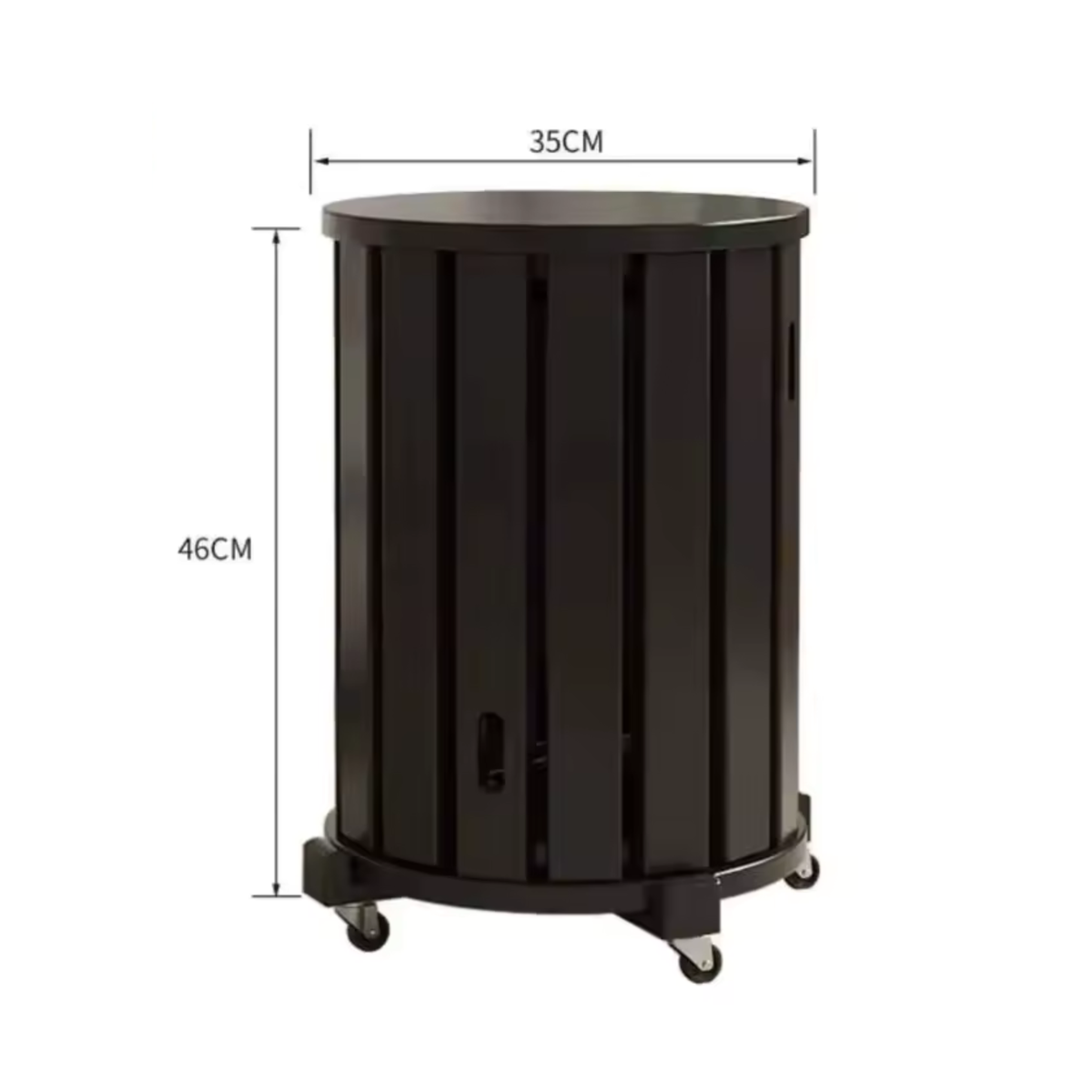 compact wooden stool set for guests and extra seating