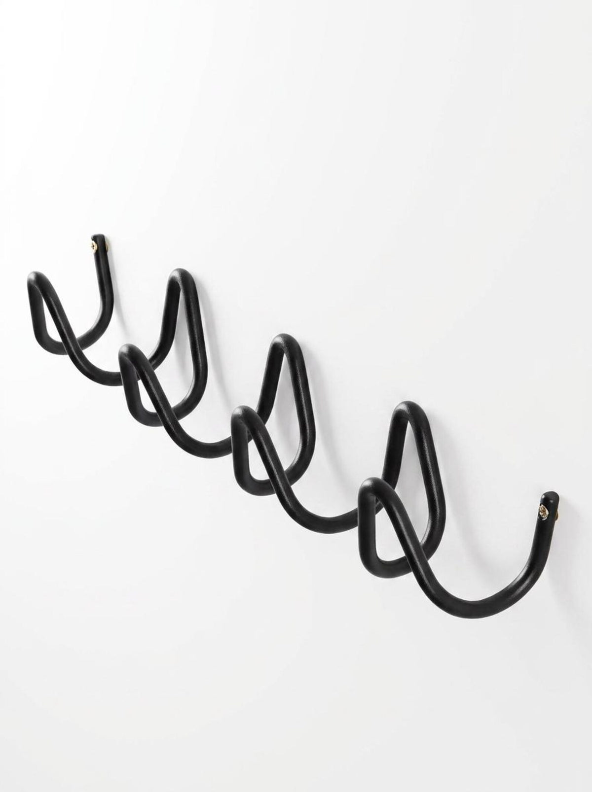 contemporary wall mounted coat rack with multiple hooks
