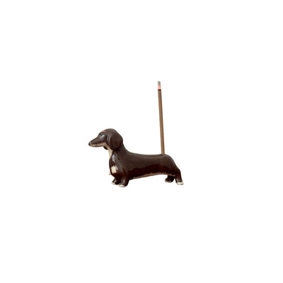 Dachshund Incense Holder - Ceramic Dog Burner