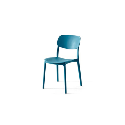 Nordic ABS Dining Chair - Minimalist Plastic Seat