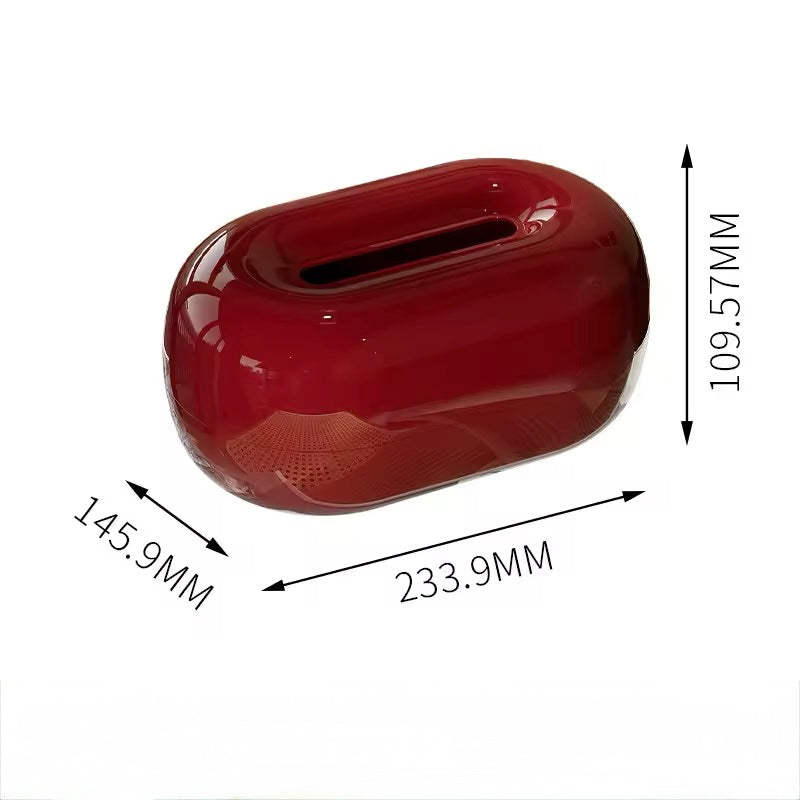 decorative porcelain tissue box for dining table centerpiece