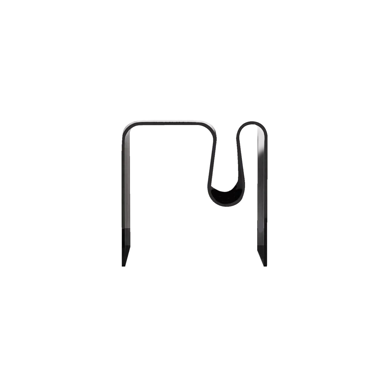 Acrylic Side Table - Nordic Bent Rack Design