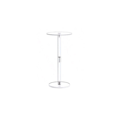 Transparent Acrylic Side Table - Mini Modern Compact Design