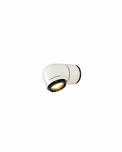 White wall version articulating pipe spotlight