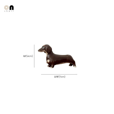 Dachshund Incense Holder - Ceramic Dog Burner