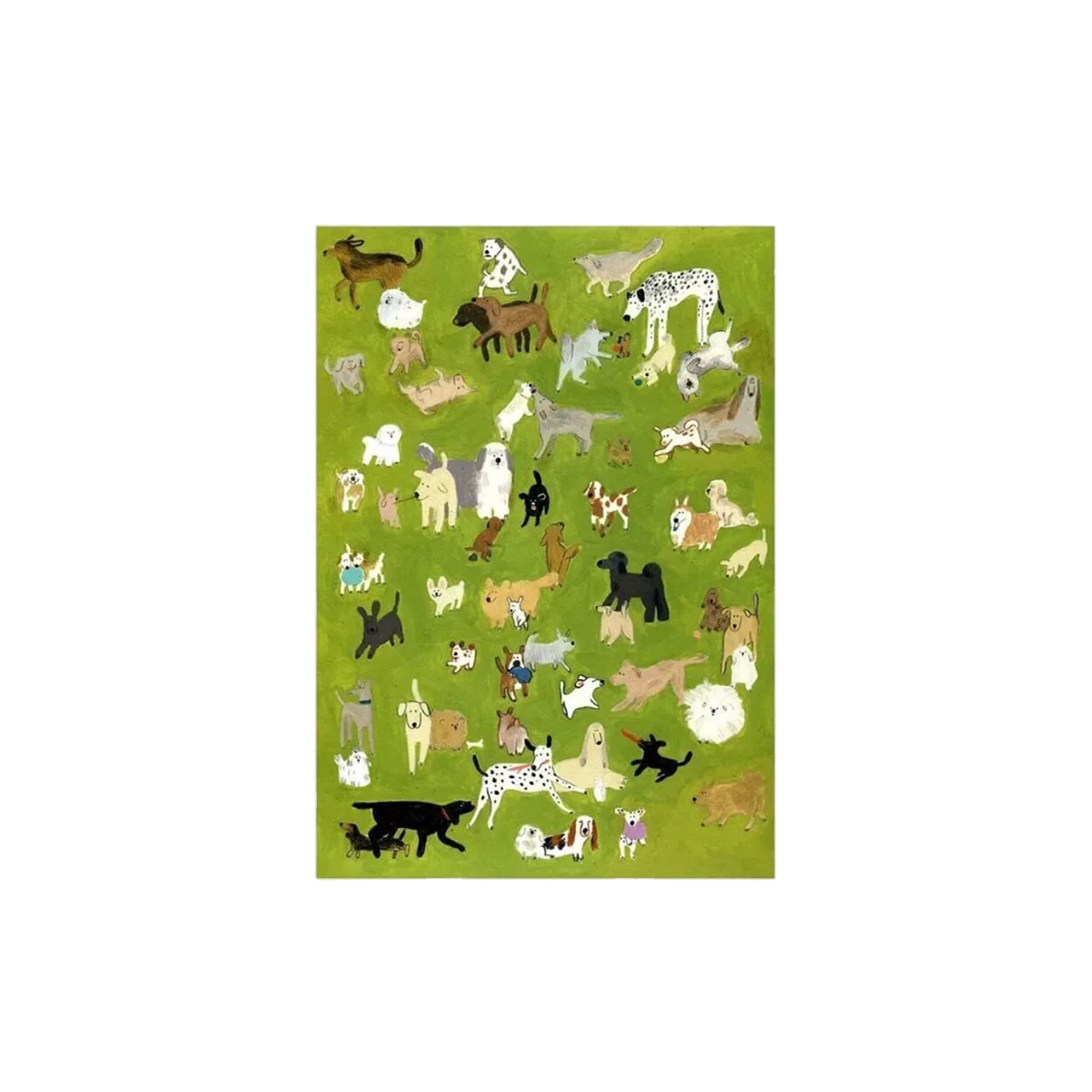 Dog Park Rug - Soft Cozy Animal Print Mat