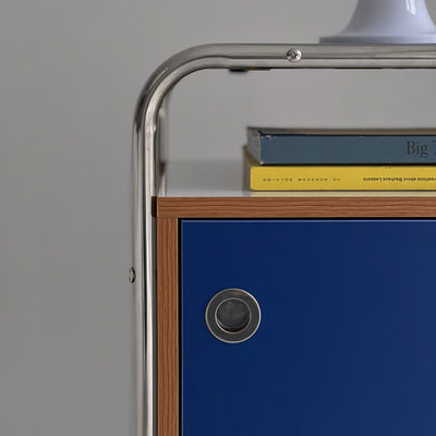 NORDIC CUBE | Minimalist Color-Block Accent Cabinet
