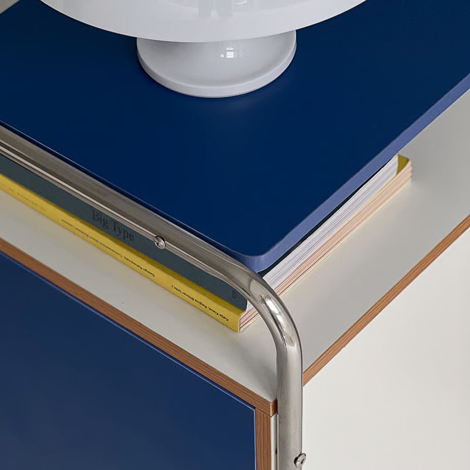 NORDIC CUBE | Minimalist Color-Block Accent Cabinet