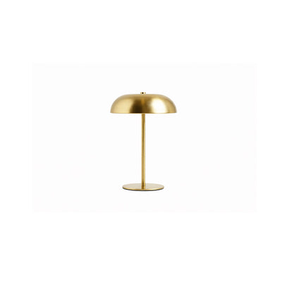 Cordless Metal Table Lamp | Portable Industrial LED Light