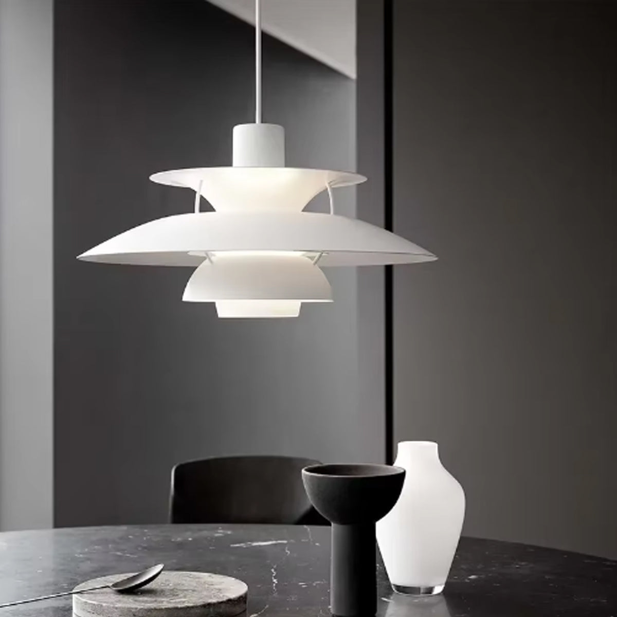 Color Umbrella Ceiling Fixture - Modern Scandinavian Lamp