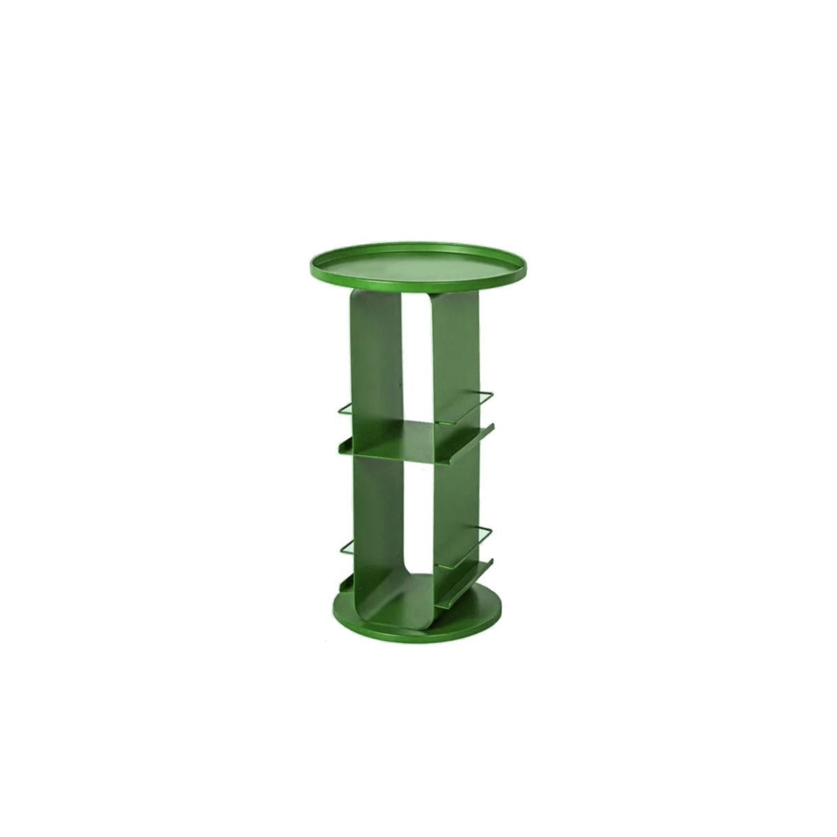 Metal Magazine Rack - Stylish Round Book & Magazine Stand