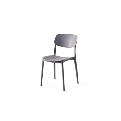 Nordic ABS Dining Chair - Minimalist Plastic Seat