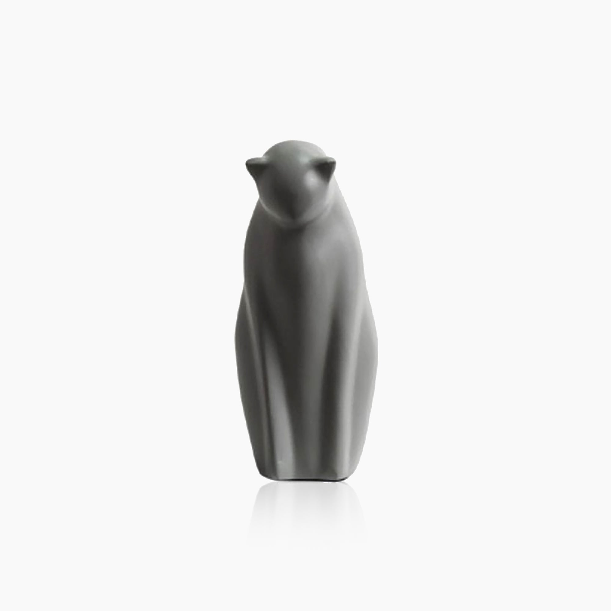 Minimalistic Cat Sculpture - Modern Sitting Figurine