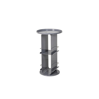 Metal Magazine Rack - Stylish Round Book & Magazine Stand