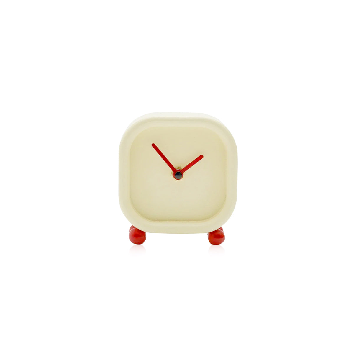 Red Ball Desk Clock - Minimalist Modern ABS