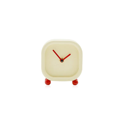 Red Ball Desk Clock - Minimalist Modern ABS