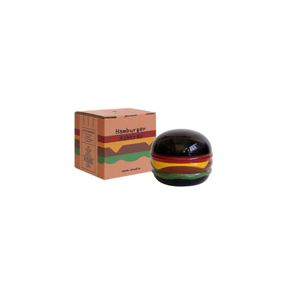 Burger Ceramic Ashtray - Durable, Quirky Design