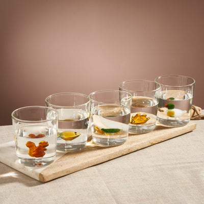 handmade animal glass cup gift