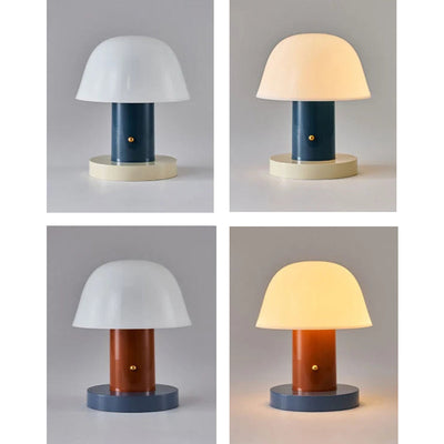 Cordless Mushroom Lamp | Modern Table Lamp by Haus Theory