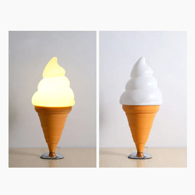 Modern Table Lamp - Ice Cream Cone Shaped Light