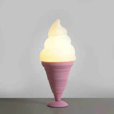 Modern Table Lamp - Ice Cream Cone Shaped Light