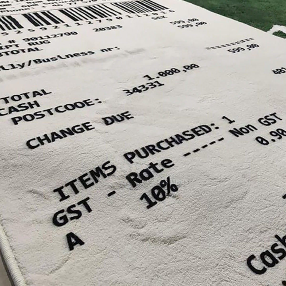IKEA Receipt Rug - Quirky Oversized Floor Mat