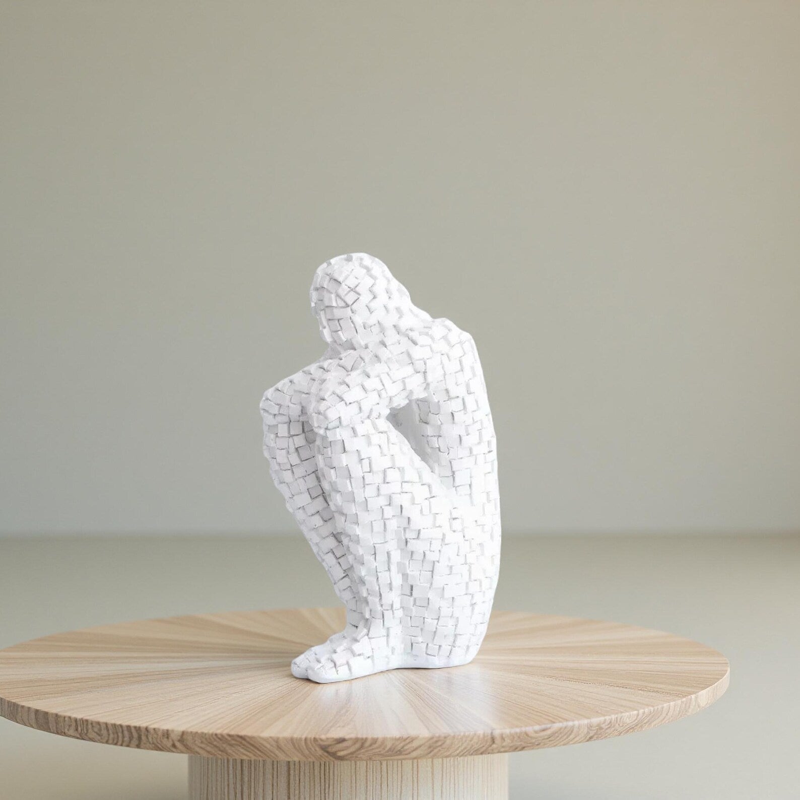 THINKER-MOSAIC | Reflective Mosaic Thinker Statue