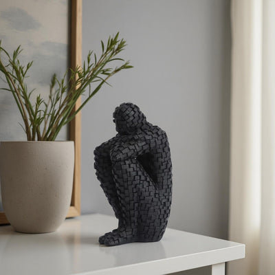 THINKER-MOSAIC | Reflective Mosaic Thinker Statue