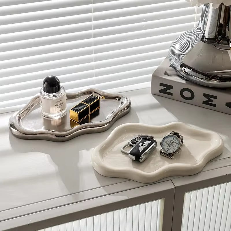 Ceramic Jewelry Storage & Display Tray