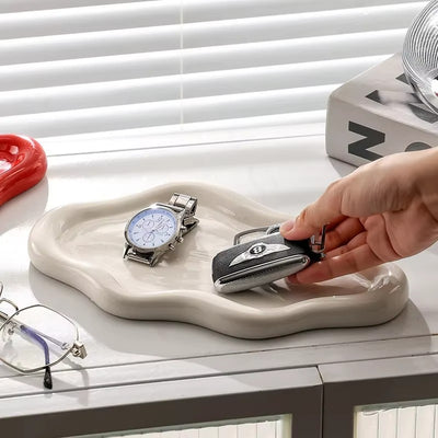 Ceramic Jewelry Storage & Display Tray