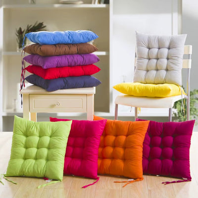 35cm Square Chair Cushion Non-Slip Polyester Seat Pad