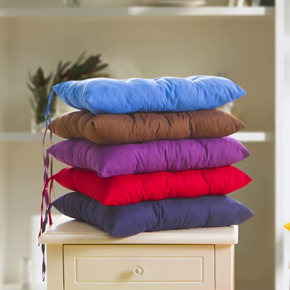 35cm Square Chair Cushion Non-Slip Polyester Seat Pad
