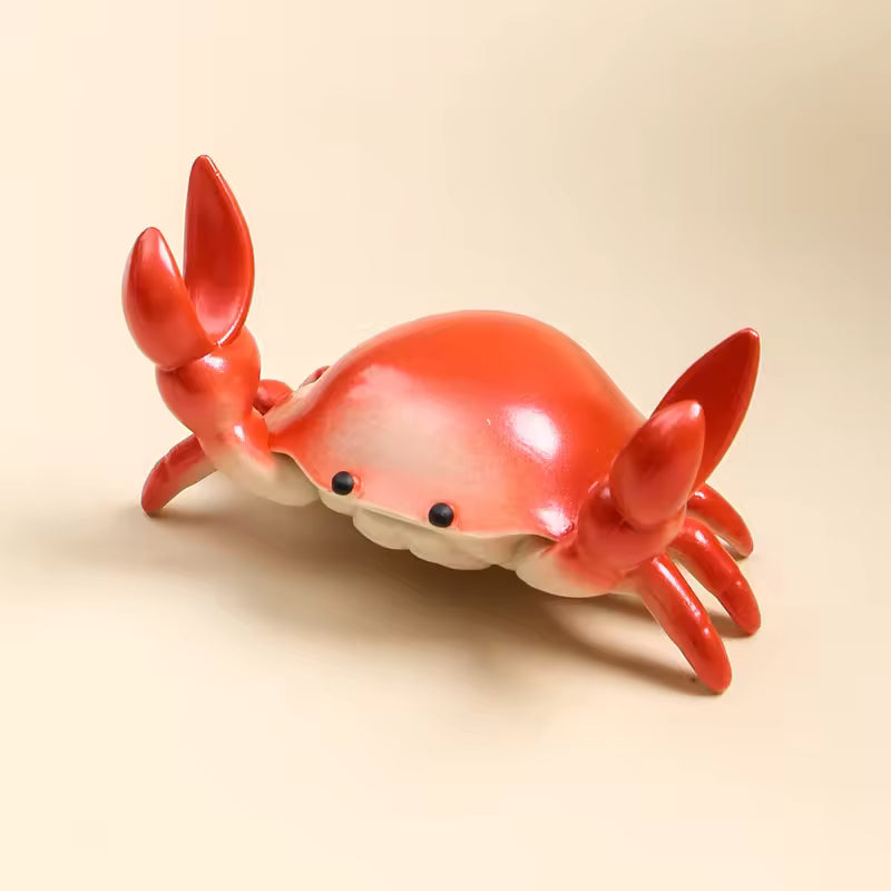 red blue crab shaped desktop organizer for home office