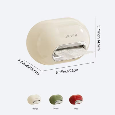no drill wall mounted facial tissue dispenser for kitchen counter