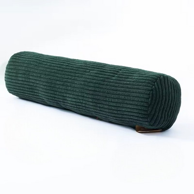 Corduroy Bolster Pillow 6x24in Cylindrical Decorative Body Cushion
