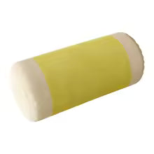 Velvet Round Neck Bolster Pillow Cylinder Lumbar Support Cushion
