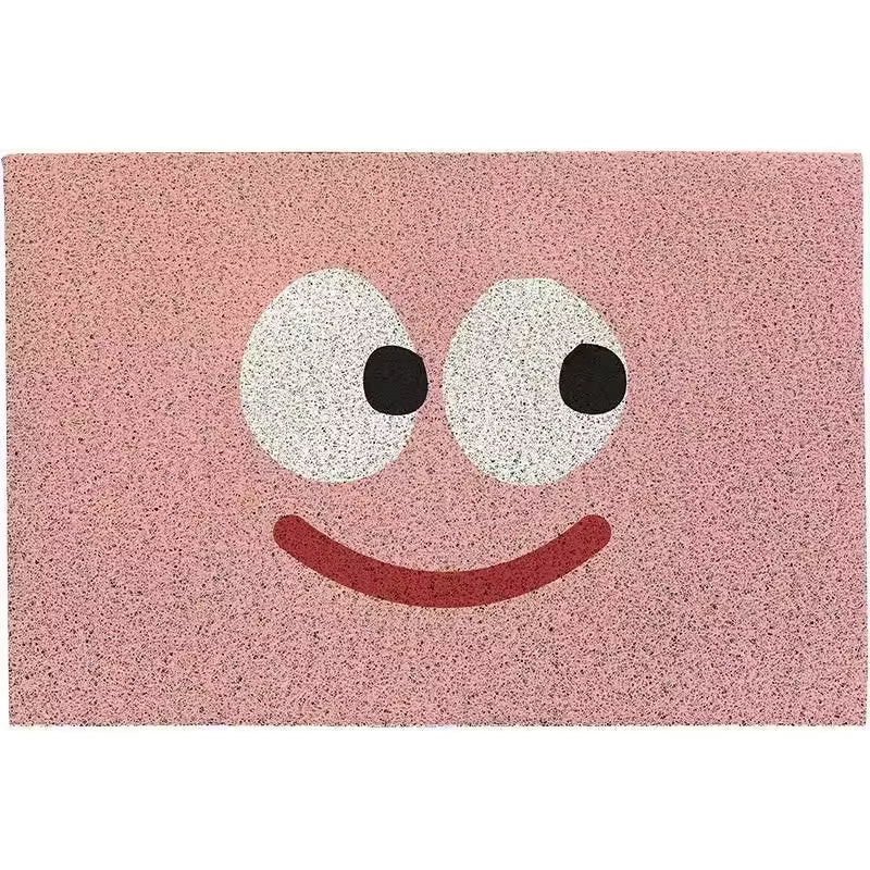 PVC Silk Ring Doormat Washable Non-Slip Entryway Floor Mat