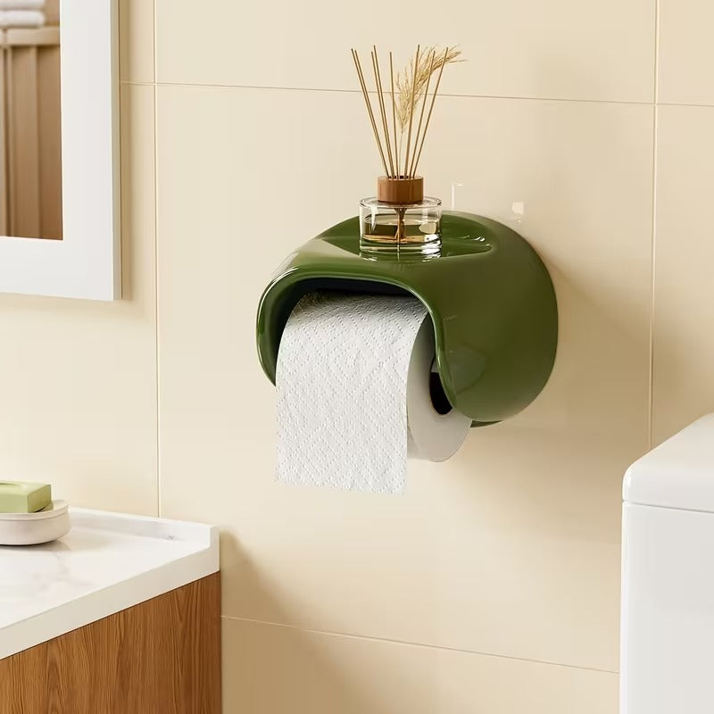 modern plastic toilet paper storage rack for bathroom wall decor